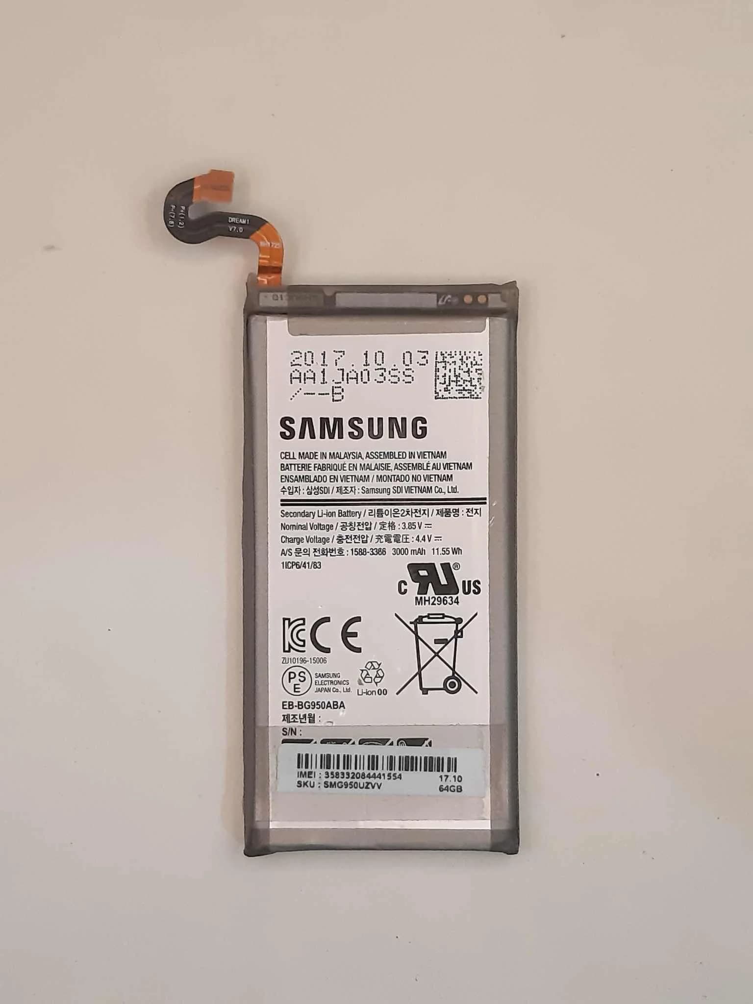 Samsung Galaxy S8 Battery