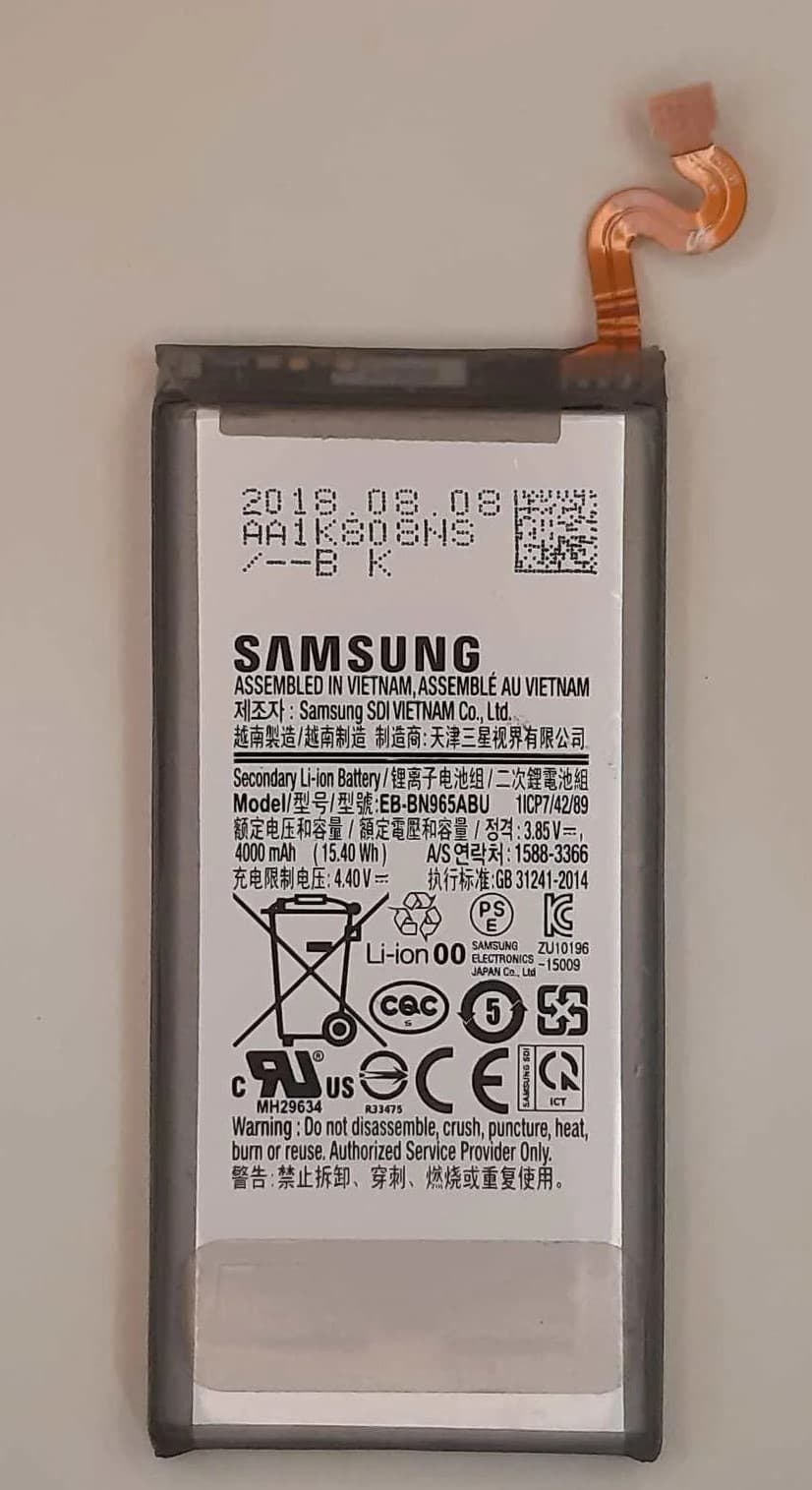 Note 9 Battery