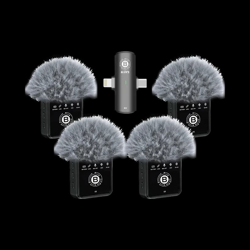 Quadlink | 4-Mic Wireless Lavaliere System with ANC